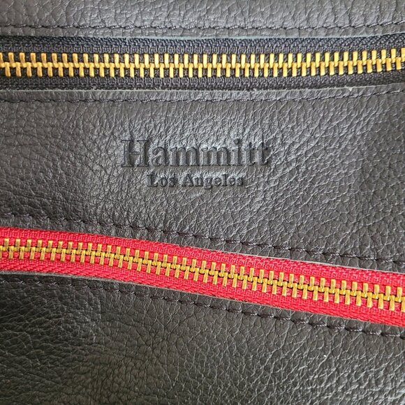 Hammitt Los Angeles Large Tote Bag Black Canvas - Picture 6 of 9